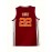 22 Men's Basketball Jersey Sports Training Jersey Red Breathable Comfortable Vest S-3XL