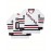 Men'S #00 Embroidery White ice hockey Sport Jersey : V-neck short sleeves Breathable Sports Uniform For Training Competition