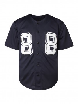 #88 Navy Vintage Baseball Jersey Men'S Size S-XXXL Stitched Name And Number
