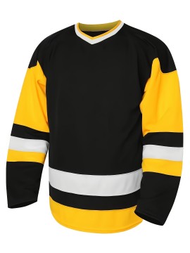 1pc Men'S Ice Hockey Jersey - Embroidered Letter & Number, V-Neck, Long Sleeve, Breathable & Moisture-Wicking Polyester, Lightweight & Ergonomic Pullover Top for Sports, Casual, Party, Universal Fit