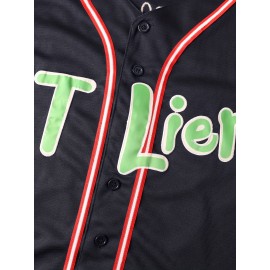 OutKast ATLIENS Baseball Jersey #96 Navy Big Boi Andre 3000 Men's