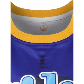 Blue Men's Hip-hop Clothing 23 Basketball Jersey Stitched Polyester Round Neck Sleeveless Basketball Vest S-3XL