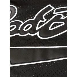 Men'S # 72 Black Breathable Basketball Jersey, Casual Sports Sleeveless Vest, Polyester Fiber Round Neck, Perfect For Team Sports, Outdoor Activities, Size S-3XL