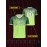 Customizable Youngsters' Soccer Jersey - V-Neck, Personalized Name & Number, Bright Green with Blue Accents, Comfortable for Sports, Outdoor Play & Training, Youth Sports Apparel | Vibrant Youth Top | Comfortable Polyester