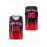 Youngsters' Customizable Basketball Vest - Your Name & Number | Navy Blue with Red Accents, Breathable & Comfortable Polyester, Ideal for Sports Training & Outdoor Fun, Machine Washable, Perfect for Outdoor