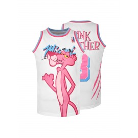 3 Basketball Jersey Stitched Men's Sports Shirt Polyester Round Neck Retro Blue Top White, Blue, Pink S-3XL